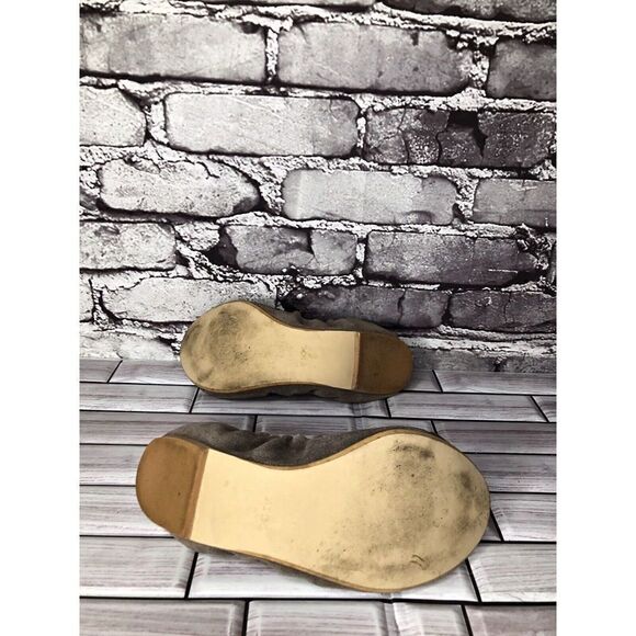 Fiel Gray Suede Leather Cap Toe Ballerina Ballet Flats Shoes Women Sz 8US/38.5EU - Picture 16 of 16